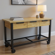 Rove 62" Industrial Metal & Wood Workbench