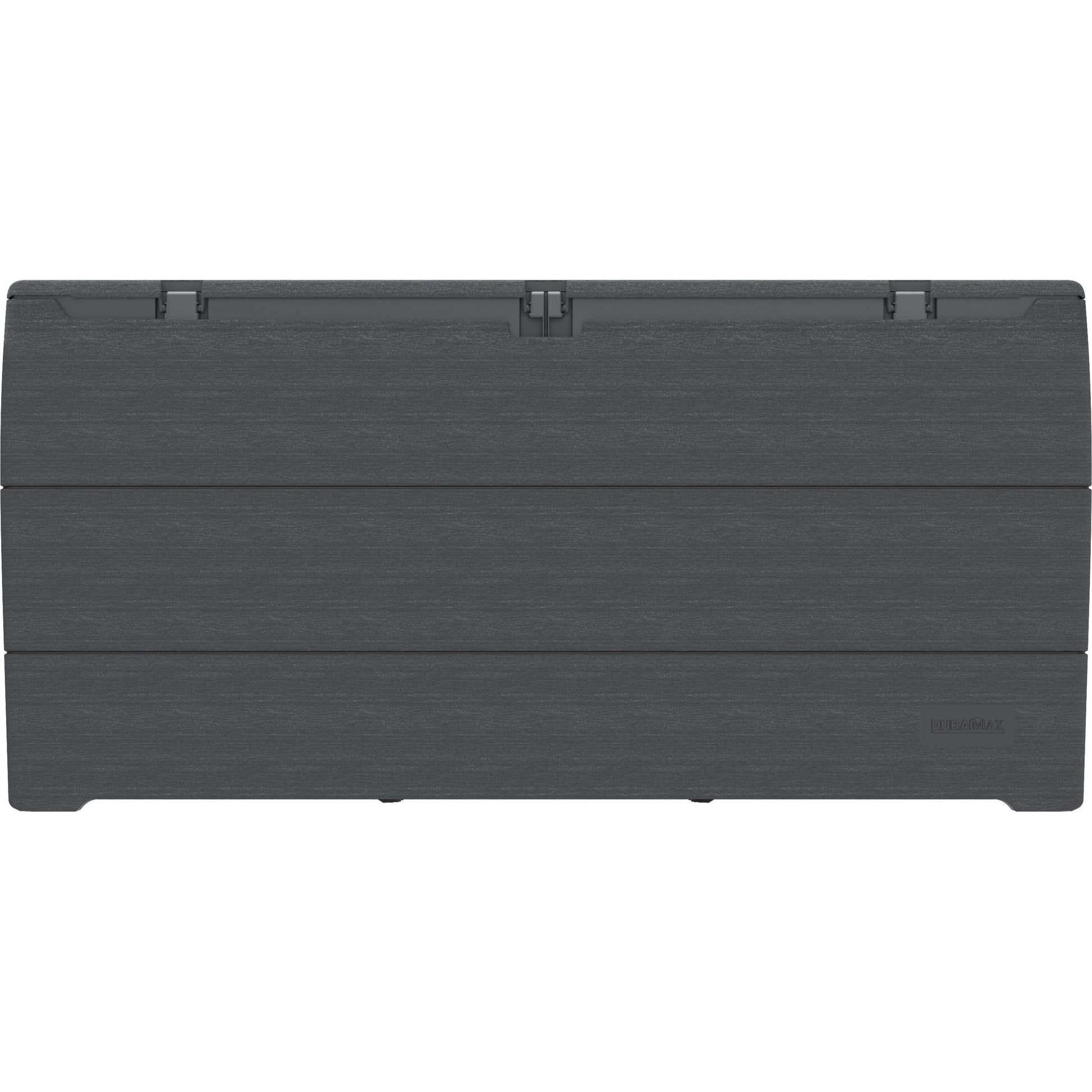 Duramax Duramax 71 Gallon GRAY Outdoor Resin Deck Box, Garden Furniture Organizer