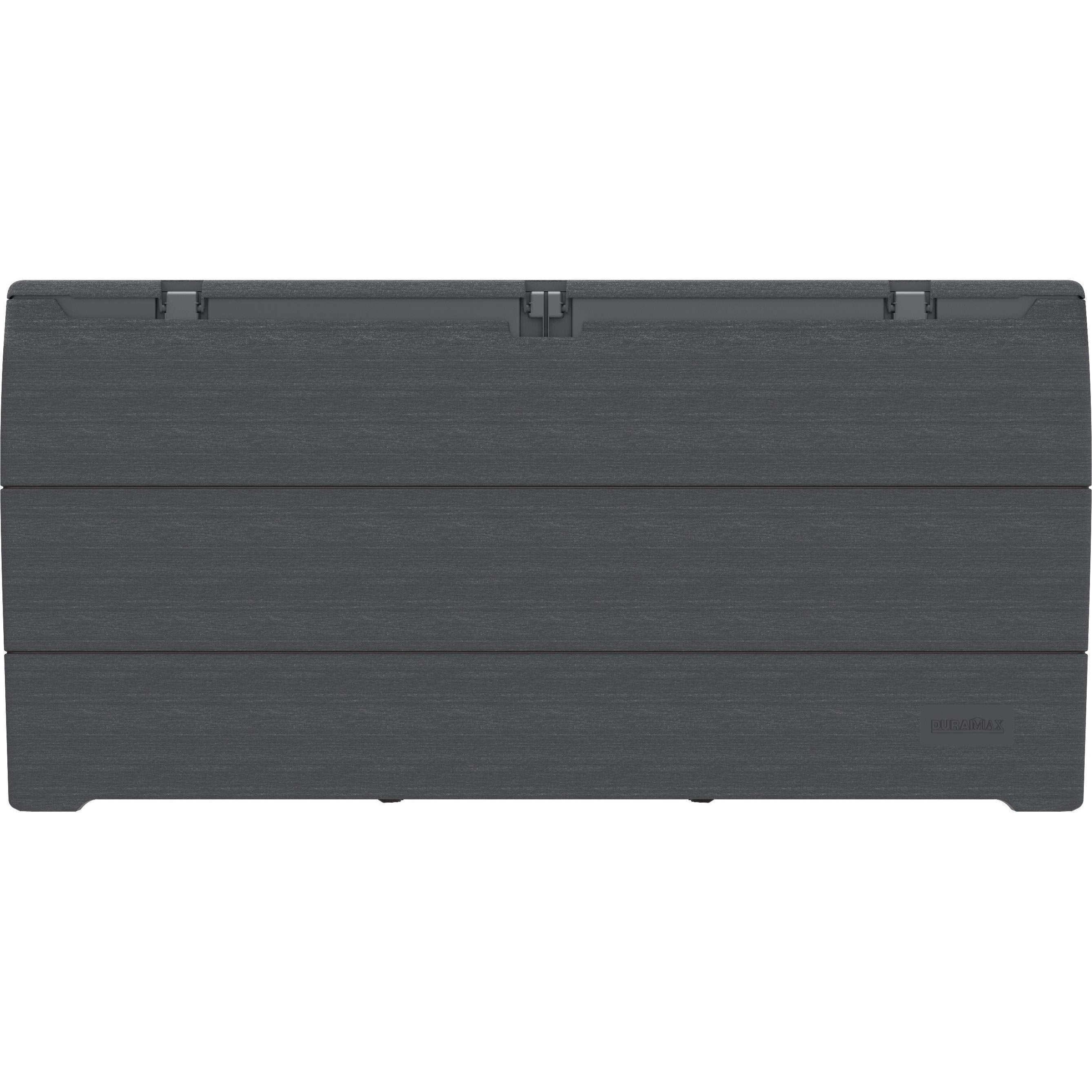 Duramax Duramax 71 Gallon GRAY Outdoor Resin Deck Box, Garden Furniture Organizer