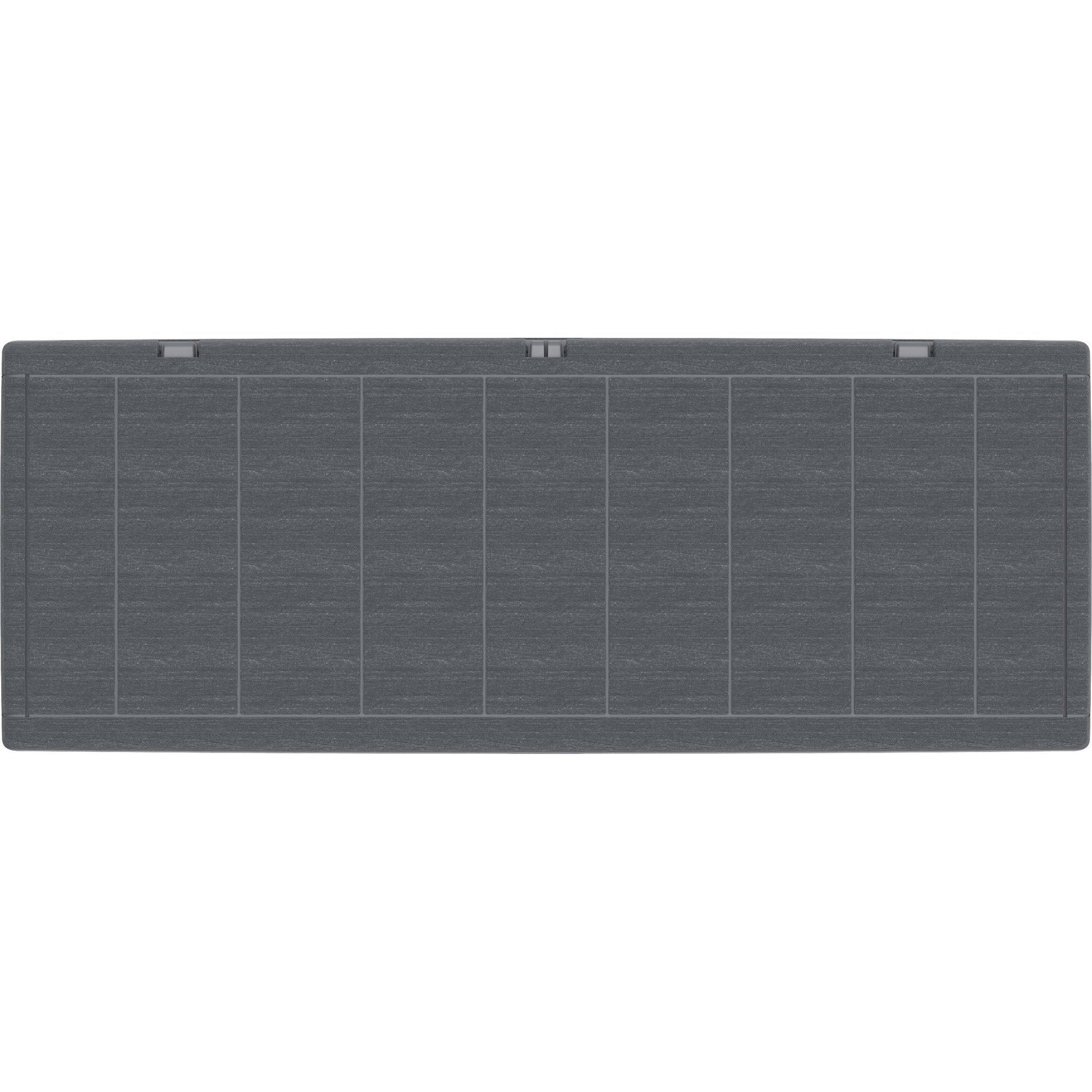 Duramax Duramax 71 Gallon GRAY Outdoor Resin Deck Box, Garden Furniture Organizer