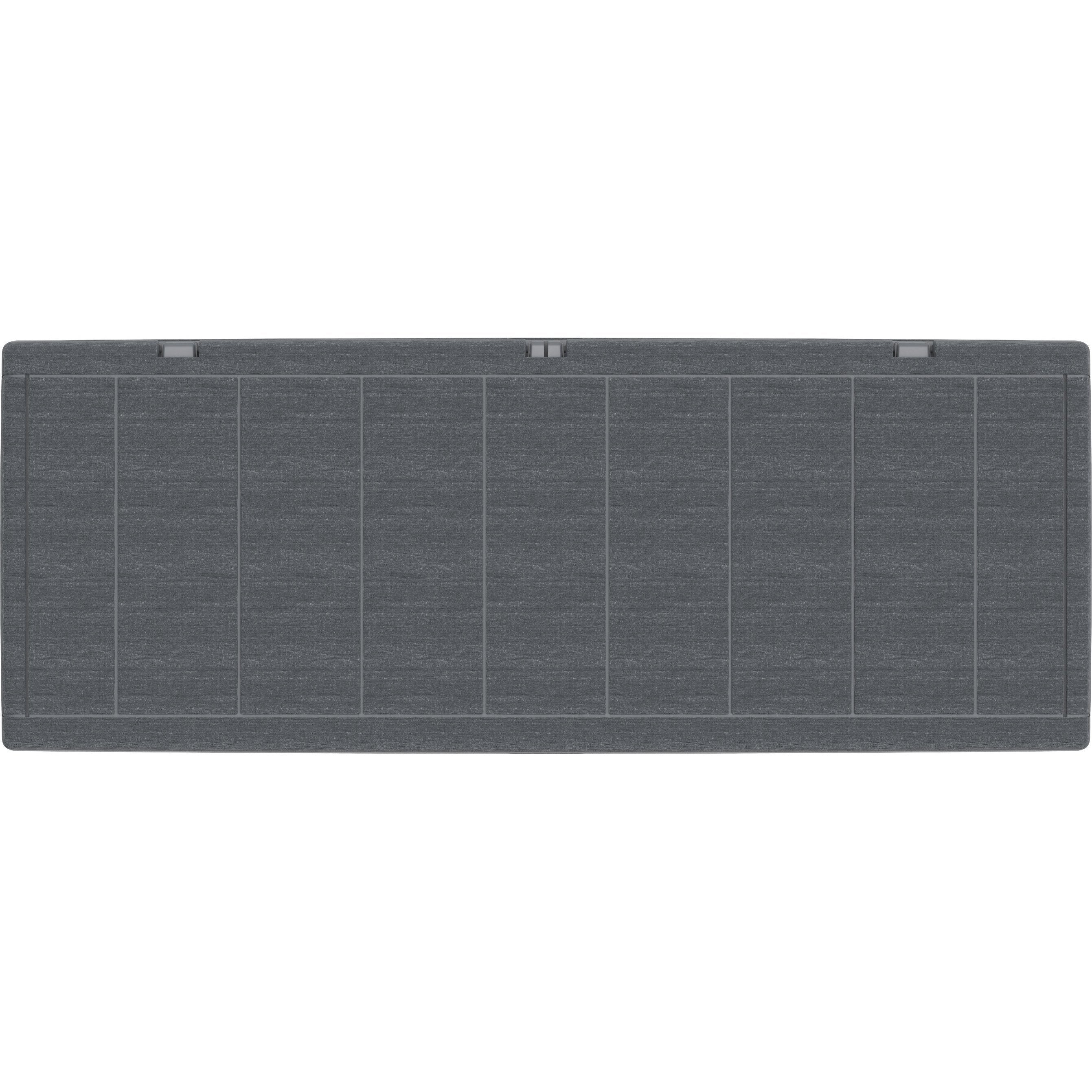 Duramax Duramax 71 Gallon GRAY Outdoor Resin Deck Box, Garden Furniture Organizer