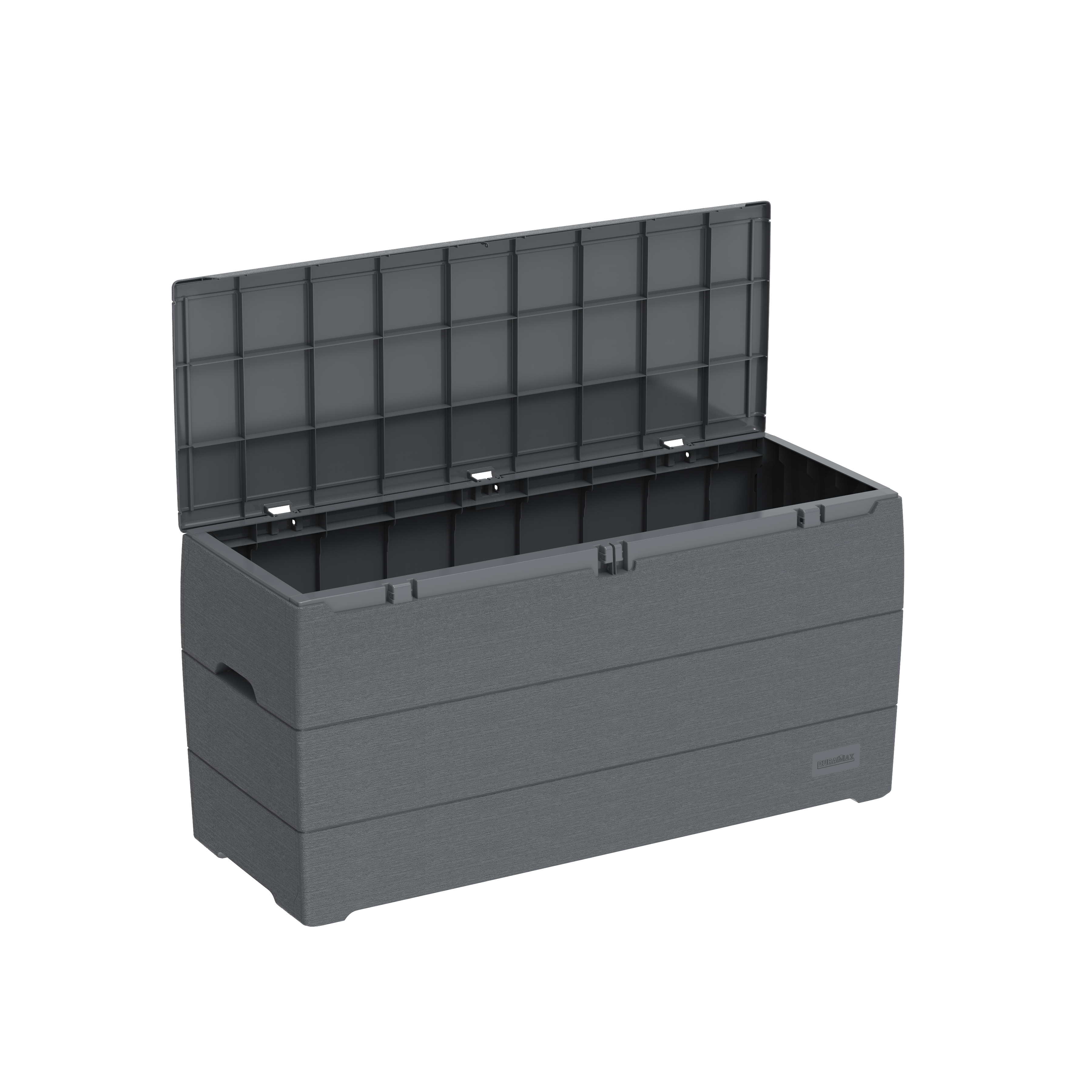Duramax Duramax 71 Gallon GRAY Outdoor Resin Deck Box, Garden Furniture Organizer