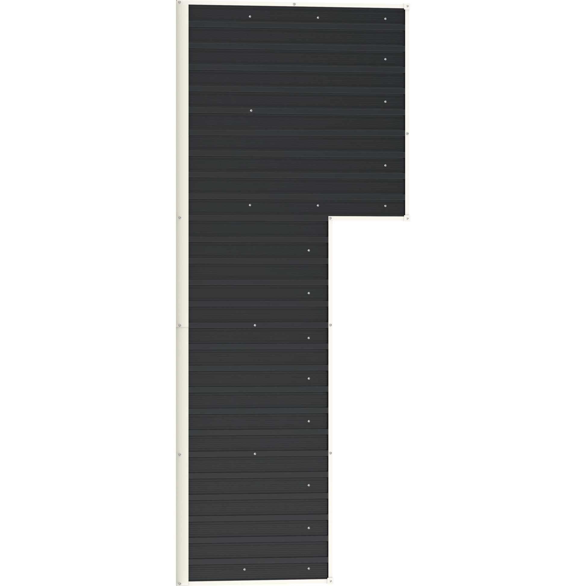 Duramax Enclosures Duramax 8ft x 3ft Metal WoodStore Combo Anthracite