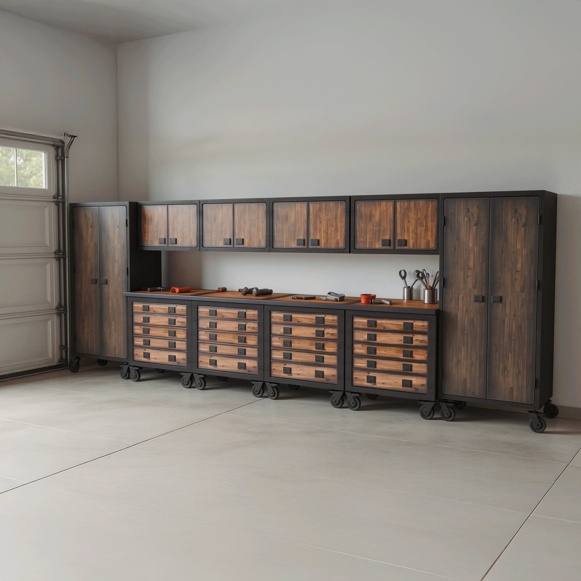 Duramax garage storage Duramax 10-Piece Garage Storage Combo Set with Tool Chests, Wall Cabinets and Free Standing Cabinets