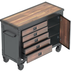 Duramax garage storage Duramax 5-Piece Garage Set with Workbench, Tool Chest and Wall Cabinets