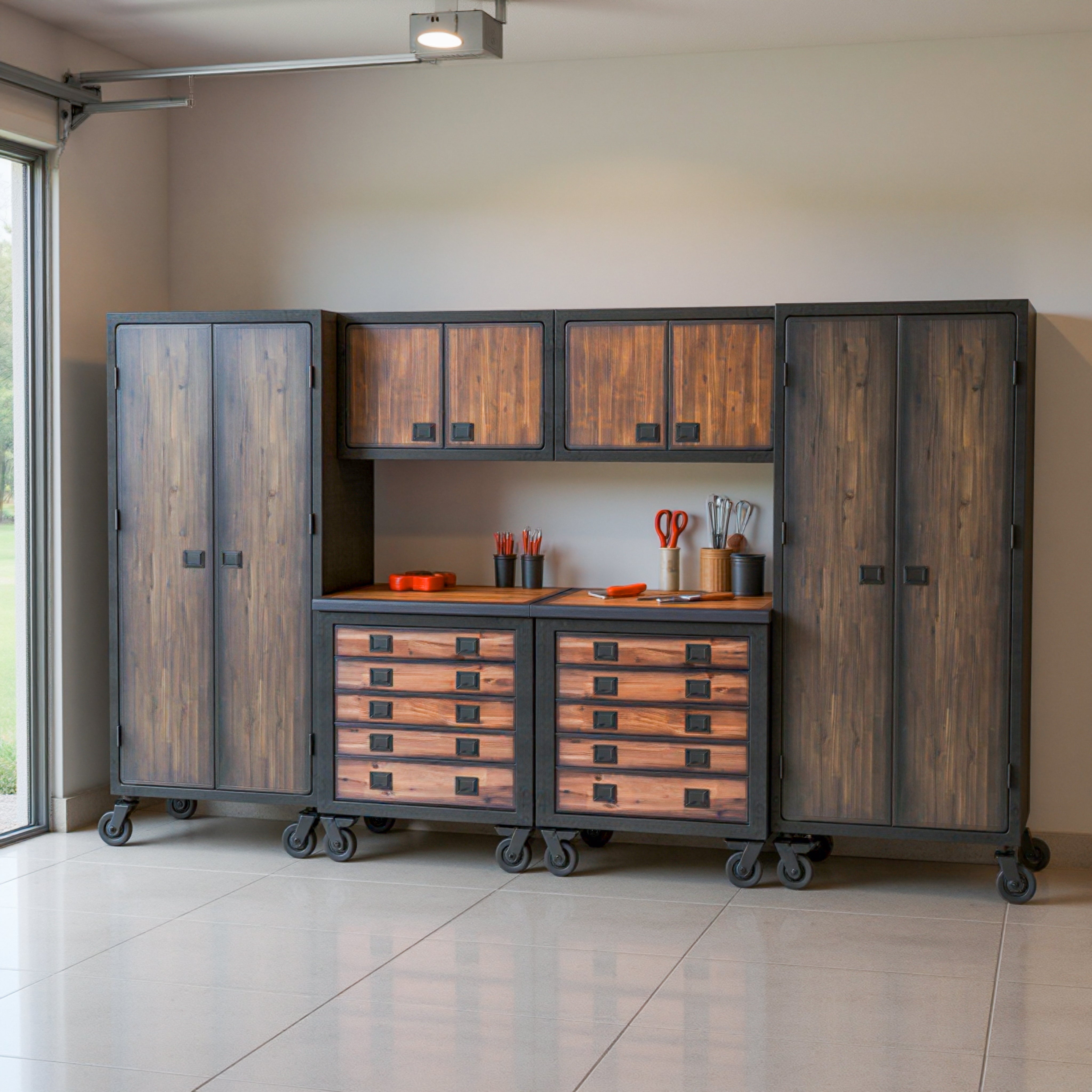 Duramax 6-Piece Garage Storage Combo Set with Tool Chests, Wall