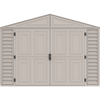 Duramax Garages Duramax 10.5ft x 15ft Vinyl Garage with Foundation Kit and Windows