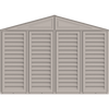 Duramax Garages Duramax 10.5ft x 15ft Vinyl Garage with Foundation Kit and Windows