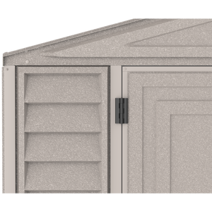 Duramax Garages Duramax 10.5ft x 15ft Vinyl Garage with Foundation Kit and Windows