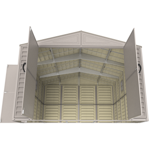 Duramax Garages Duramax 10.5ft x 15ft Vinyl Garage with Foundation Kit and Windows