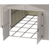 Duramax Garages DuraMax 10.5ft x 18ft Vinyl Garage with Foundation Kit and Windows