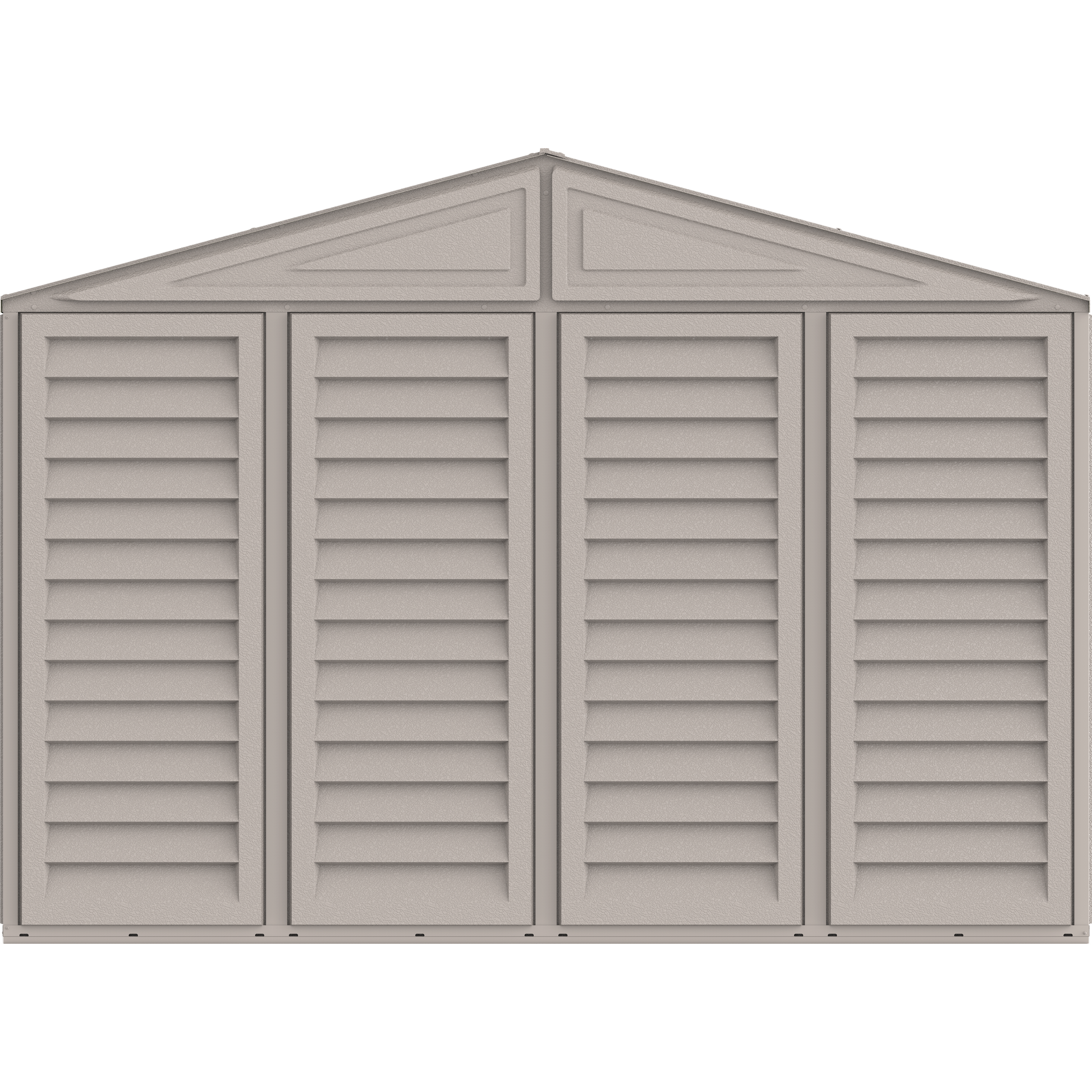 Duramax Garages DuraMax 10.5ft x 18ft Vinyl Garage with Foundation Kit and Windows