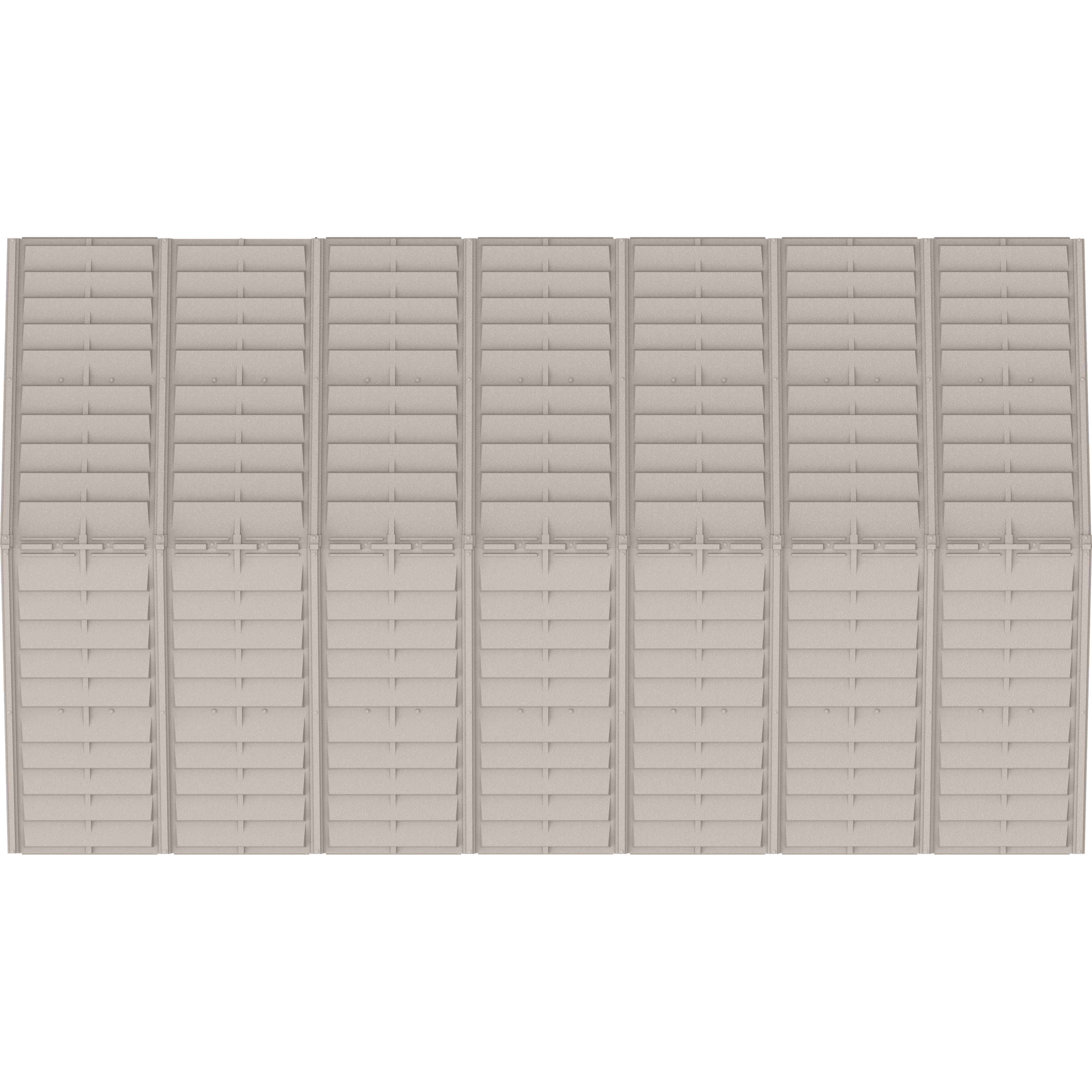 Duramax Garages DuraMax 10.5ft x 18ft Vinyl Garage with Foundation Kit and Windows