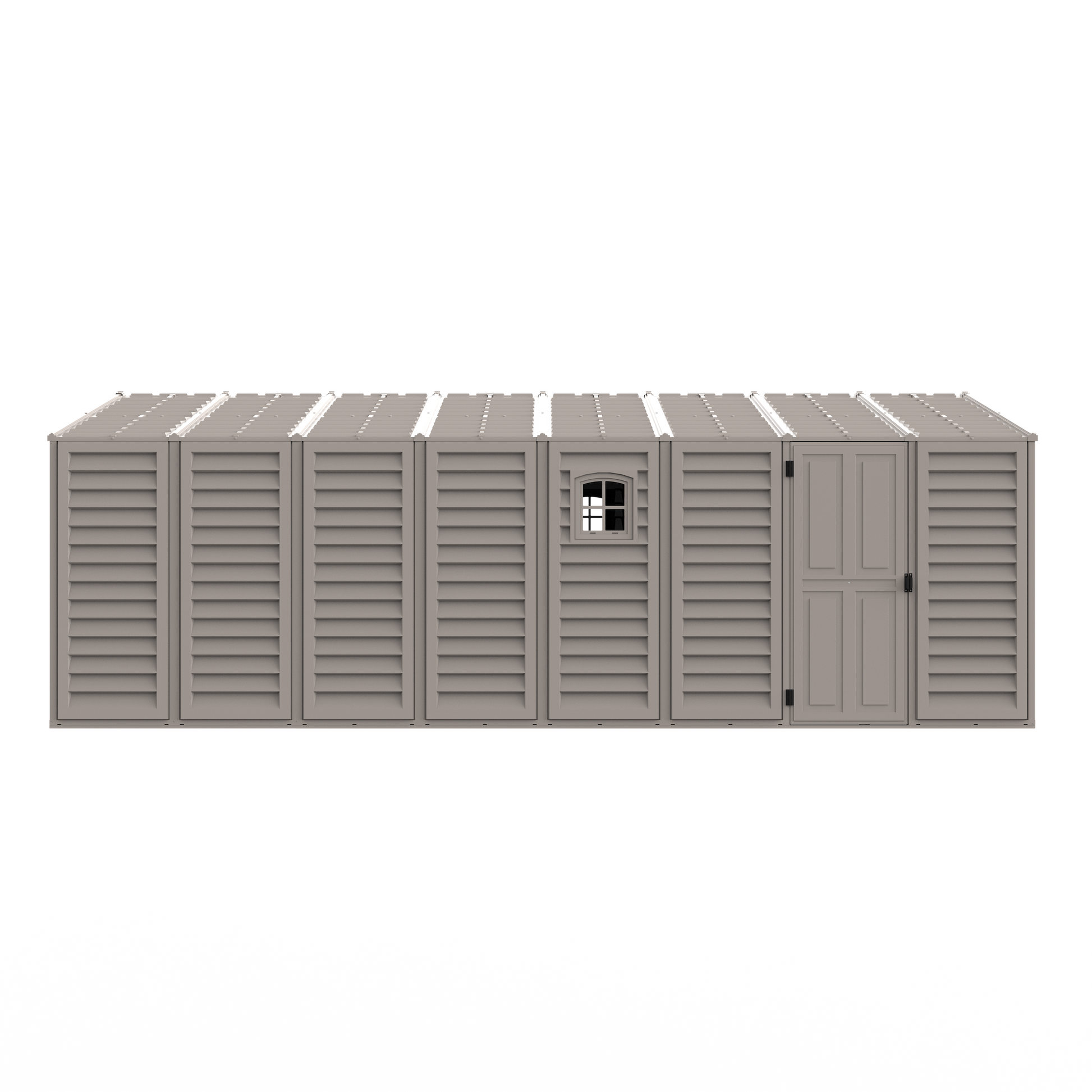 Duramax Garages DuraMax 10.5ft x 20.5ft w/ Vinyl Garage with Foundation Kit and windows