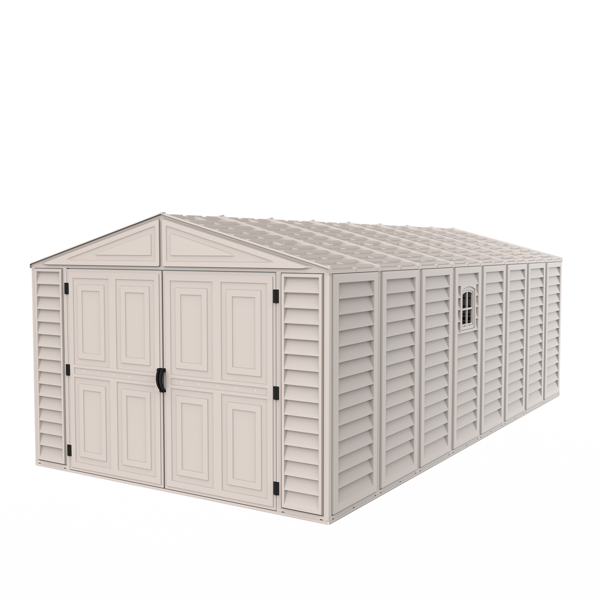 Duramax Garages DuraMax 10.5ft x 20.5ft w/ Vinyl Garage with Foundation Kit and windows