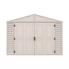 Duramax Garages DuraMax 10.5ft x 20.5ft w/ Vinyl Garage with Foundation Kit and windows