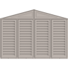 Duramax Garages DuraMax 10.5ft x 28.5ft Vinyl Garage with Foundation Kit and window