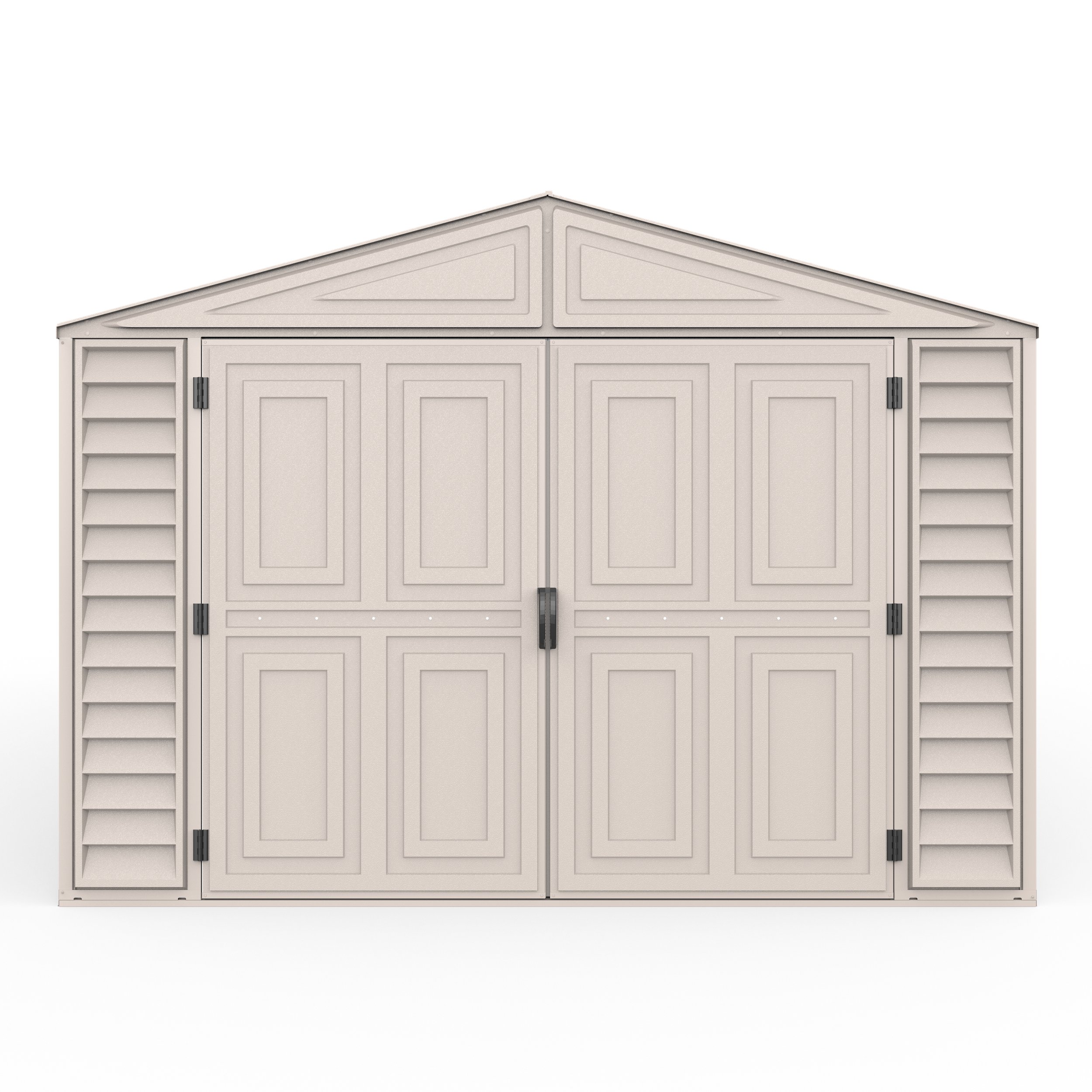 Duramax Garages DuraMax 10.5ft x 28.5ft Vinyl Garage with Foundation Kit and window