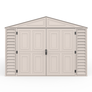 Duramax Garages DuraMax 10.5ft x 28.5ft Vinyl Garage with Foundation Kit and window