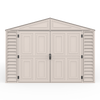 Duramax Garages DuraMax 10.5ft x 28.5ft Vinyl Garage with Foundation Kit and window