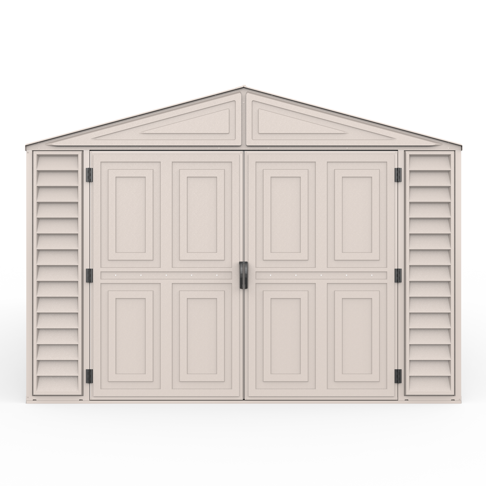 Duramax Garages DuraMax 10.5ft x 31ft Vinyl Garage with Foundation Kit and Windows