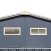 Duramax Garages Duramax 12ft x 26ft Imperial Metal Garage Dark Gray / White Trim