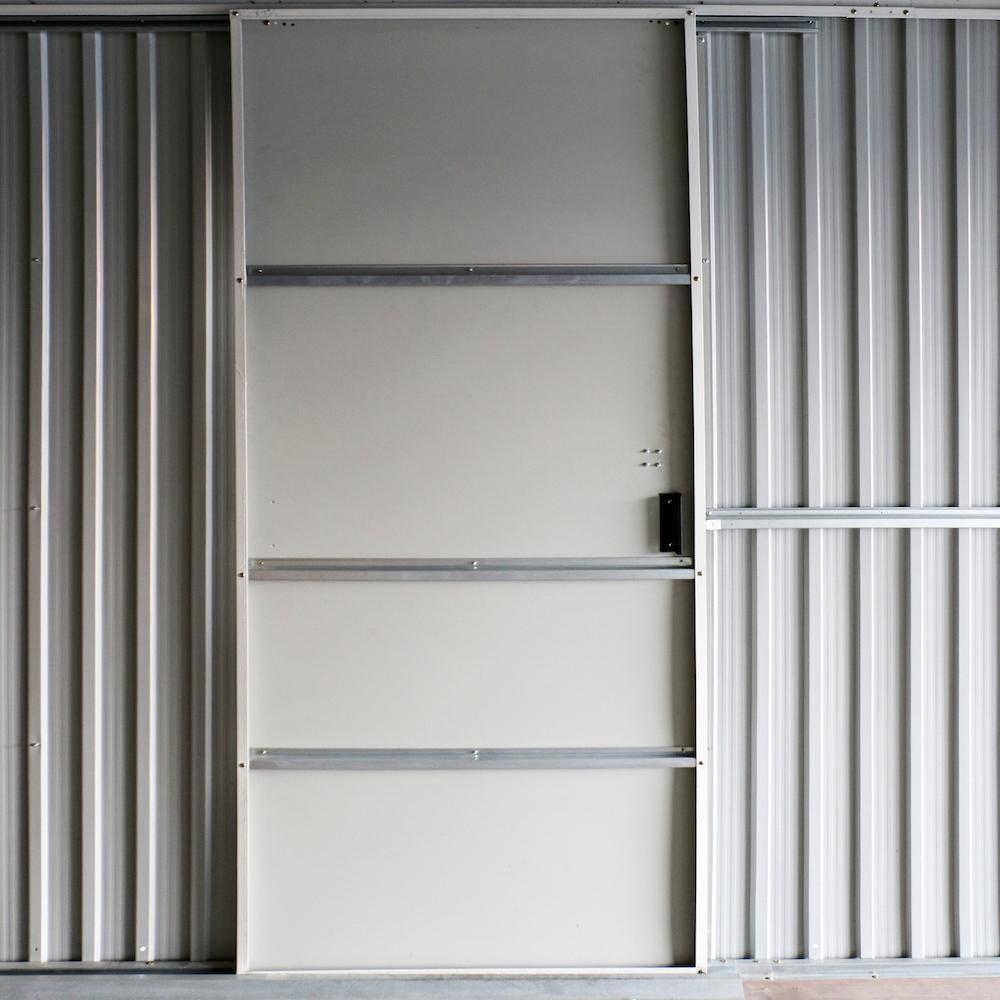 Duramax Garages Duramax 12ft x 32ft Imperial Metal Garage Dark Gray / White Trim