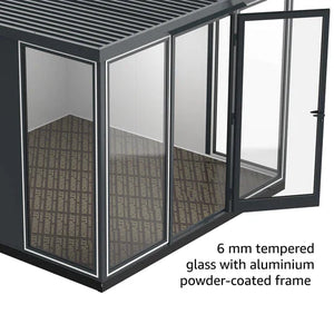 Duramax Insulated Buildings Duramax 10x10 Garden Glass Room