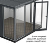 Duramax Insulated Buildings Duramax 10x10 Garden Glass Room