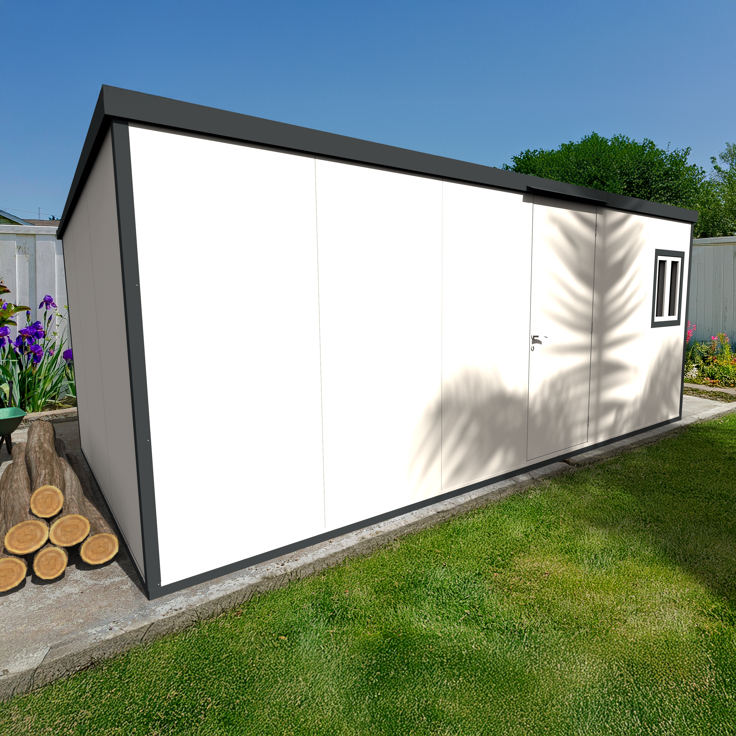 Duramax Insulated Buildings Flat Top Insulated Buildings 19 ft. W x 10 ft. D 30862