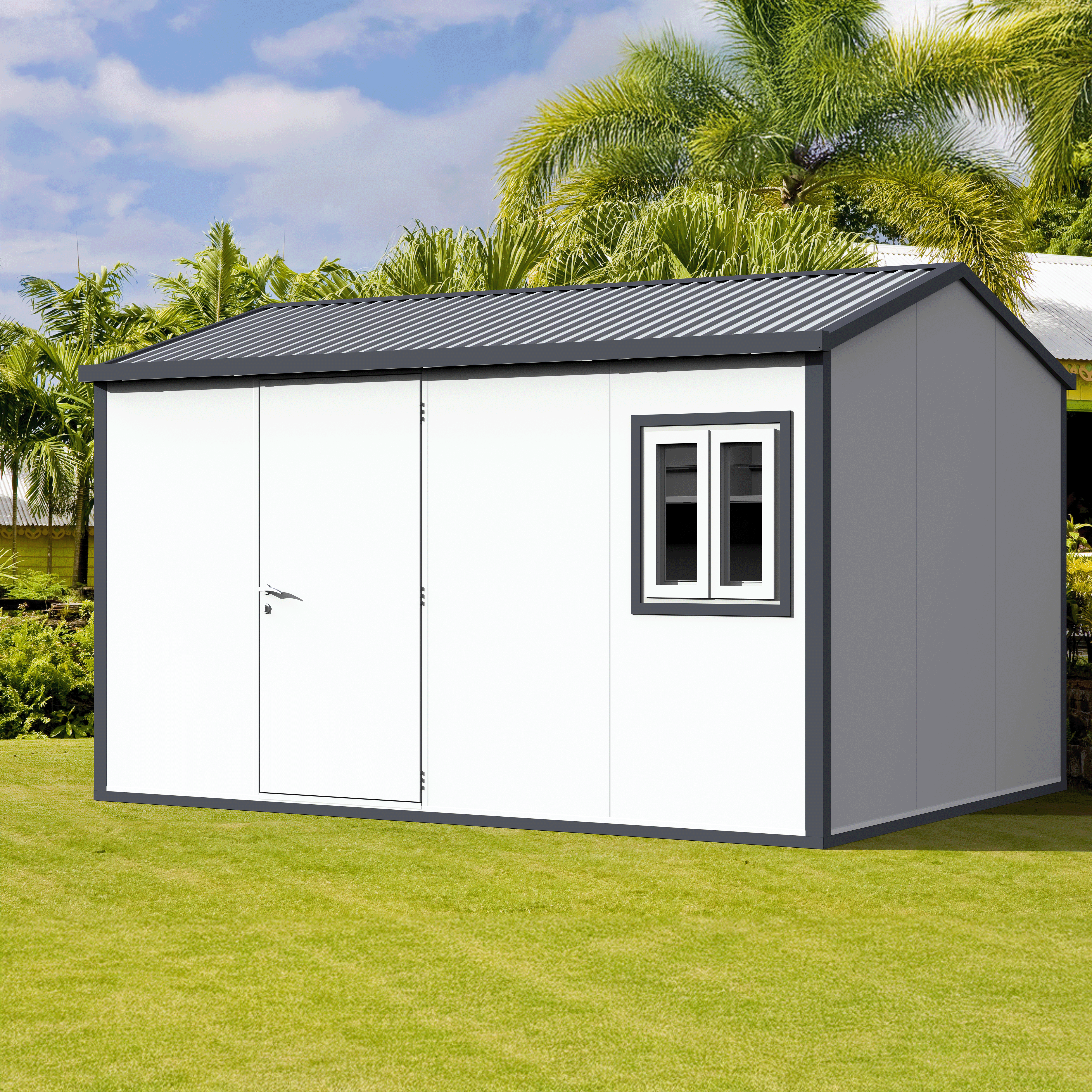 Duramax Insulated Buildings Gable Top Insulated Building 13 ft. W x 10 ft. D