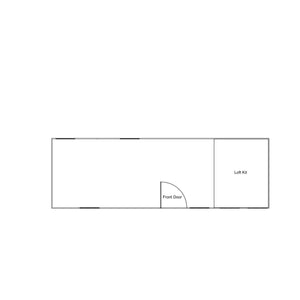 Duramax Insulated Buildings Loft Kit Boss Gable Roof Tiny House/Insulated Building 8.5' x 26'