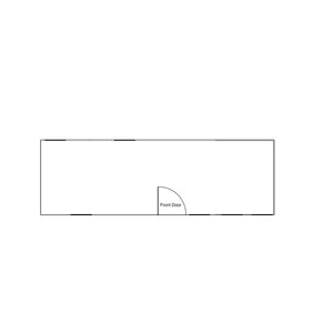 Duramax Insulated Buildings No Options Boss Gable Roof Tiny House/Insulated Building 8.5' x 26'