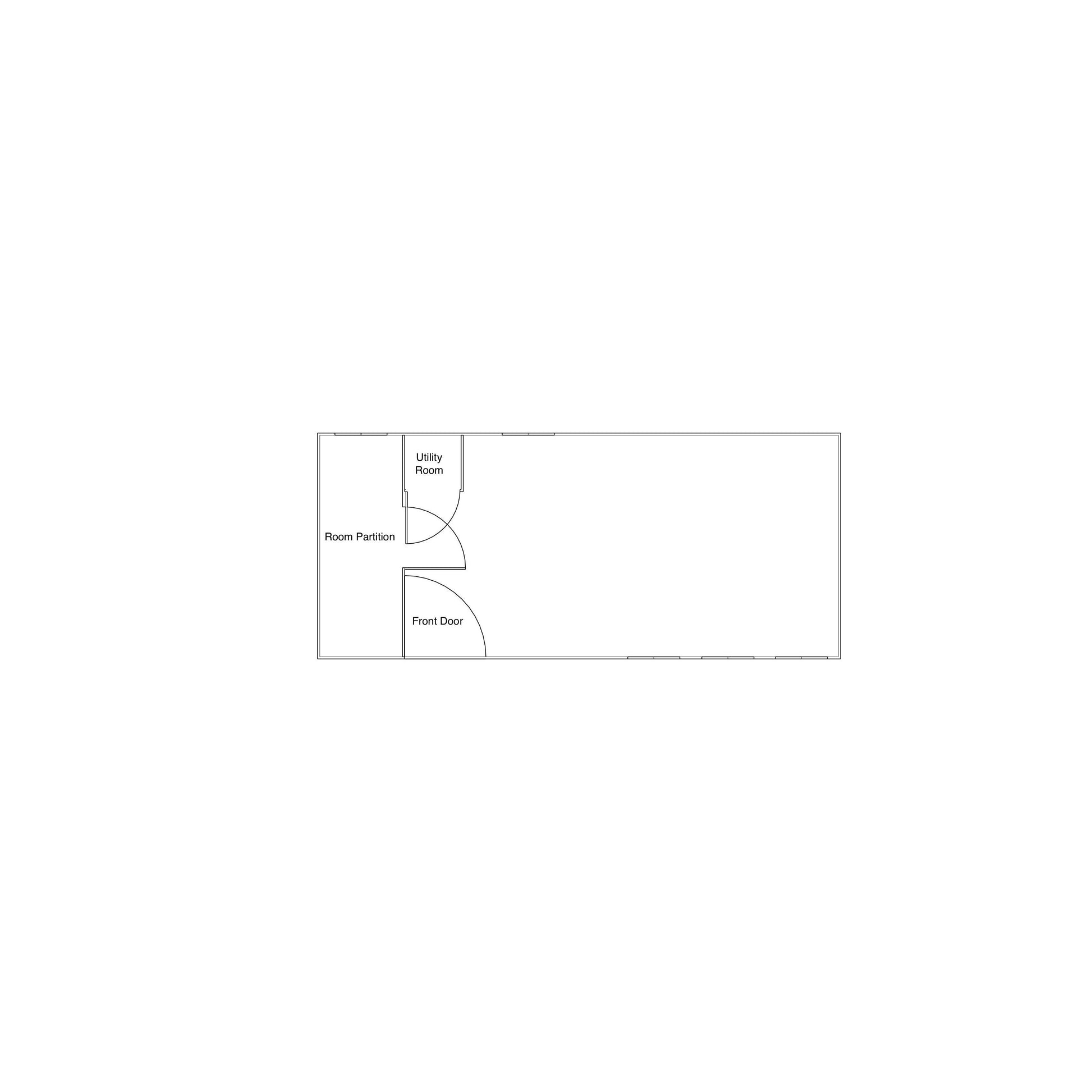 Duramax Insulated Buildings Room Partition and Utility Room BOSS Gable Roof Tiny House/Insulated Building 8.5' x 20'