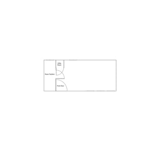 Duramax Insulated Buildings Room Partition and Utility Room BOSS Gable Roof Tiny House/Insulated Building 8.5' x 20'