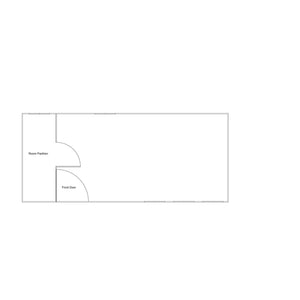 Duramax Insulated Buildings Room Partition BOSS Gable Roof Tiny House/Insulated Building 8.5' x 20'