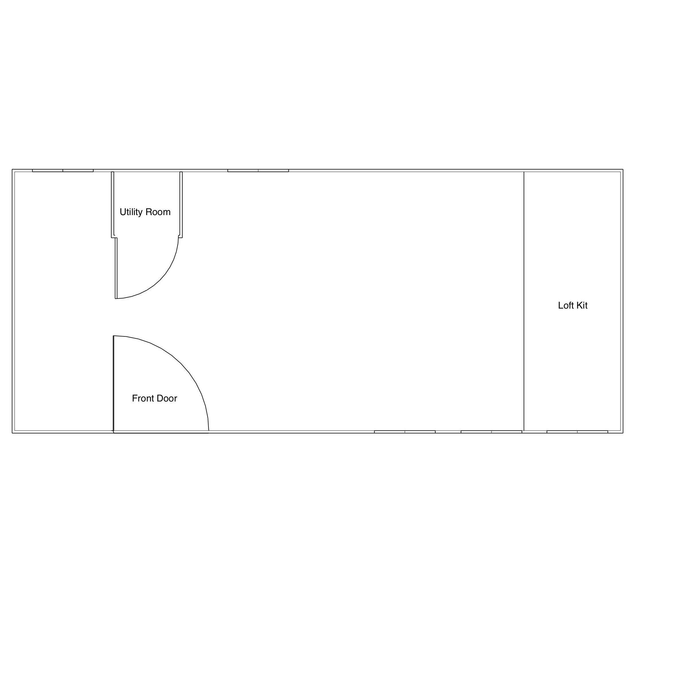 Duramax Insulated Buildings Utility Room and Loft Kit BOSS Gable Roof Tiny House/Insulated Building 8.5' x 20'