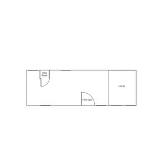 Duramax Insulated Buildings Utility Room and Loft Kit Boss Gable Roof Tiny House/Insulated Building 8.5' x 26'