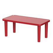 Duramax Kindergarten Table Duramax Kindergarten Table - Rectangle Red