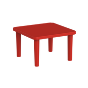 Duramax Kindergarten Table Duramax Kindergarten Table - Square Red