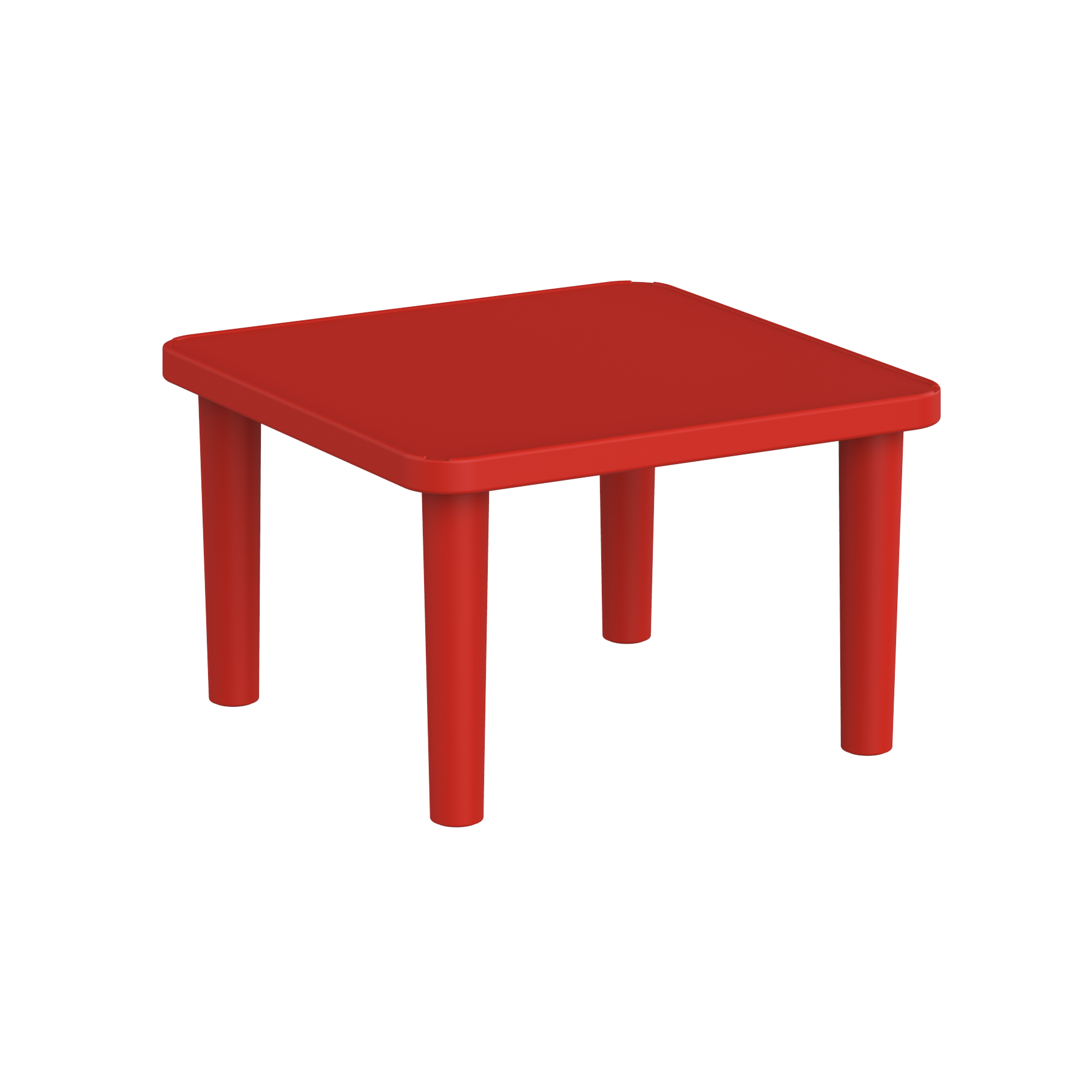 Duramax Kindergarten Table Duramax Kindergarten Table - Square Red