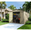 Duramax sheds DuraMax 10.5ft x 13ft  Woodbridge Plus Vinyl Shed w/ Foundation Kit & Window