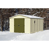 Duramax sheds DuraMax 10.5ft x 13ft  Woodbridge Plus Vinyl Shed w/ Foundation Kit & Window