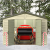 Duramax sheds DuraMax 10.5ft x 13ft  Woodbridge Plus Vinyl Shed w/ Foundation Kit & Window