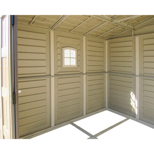 Duramax sheds DuraMax 10.5ft x 13ft  Woodbridge Plus w/ Foundation Kit & Window