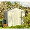 Duramax sheds DuraMax 10.5ft x 2.75ft SidePro Vinyl Shed with Foundation Kit