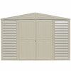 Duramax sheds DuraMax 10.5ft x 3ft SidePro Vinyl Shed with Foundation Kit