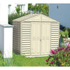 Duramax sheds DuraMax 10.5ft x 5ft Woodbridge Vinyl Shed with Foundation Kit