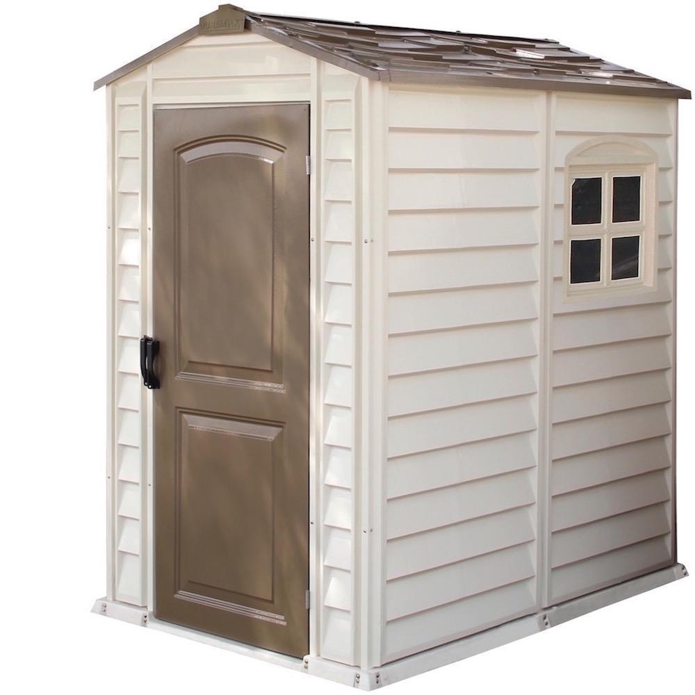 Duramax sheds DuraMax 4ft x 6ft StorePro Vinyl Storage Shed w/ Floor