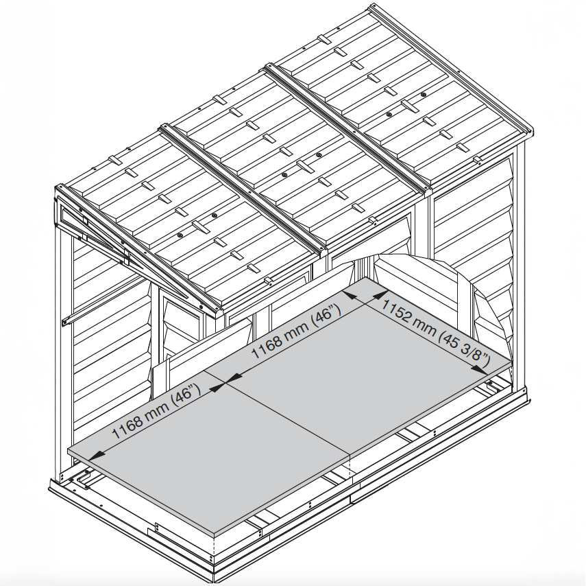 Duramax sheds Duramax 4ft x 8ft Sidemate Vinyl Resin Outdoor Storage Shed With Foundation Kit